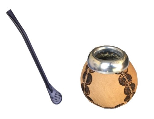 Cream Mate Calabaza with Color Bombilla