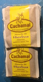 Cachamai Tea Yellow Blend 30 Tea Bags, Mezcla de Hierbas Digestivas